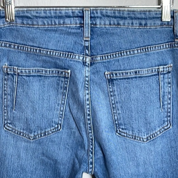 DEREK LAN 10 CROSBY Lucia Front Slit Italian Denim High Waist Jeans Size 29 - Picture 12 of 14